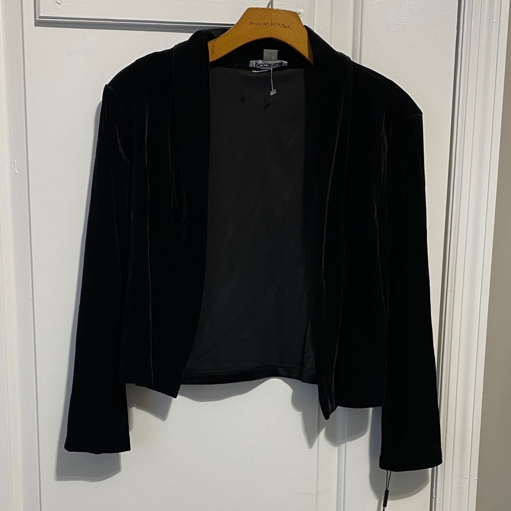 Black Velvet Blazer CALVIN KLEN